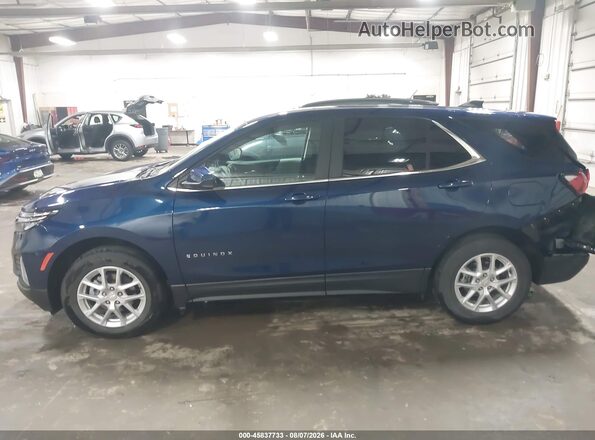 3GNAXUEVXNL158634 2022 CHEVROLET EQUINOX Blue Սալոնի 360 աստիճան տեսք