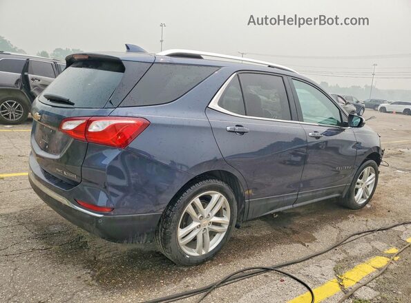3GNAXVEV4JS575558 2018 CHEVROLET EQUINOX Blue Trasero derecho