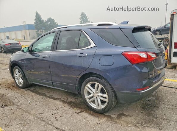 3GNAXVEV4JS575558 2018 CHEVROLET EQUINOX Blue Trasero izquierdo