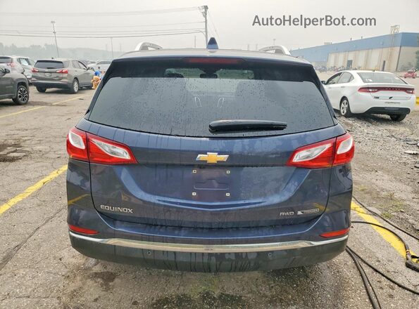 3GNAXVEV4JS575558 2018 CHEVROLET EQUINOX Blue Vista trasera