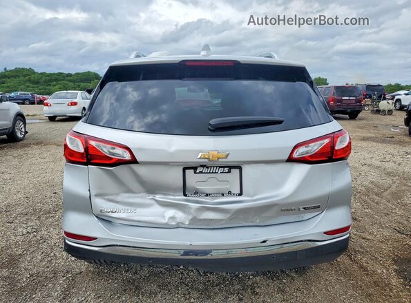 3GNAXVEV6JS511022 2018 CHEVROLET EQUINOX Silver Вид ззаду