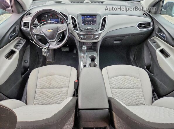 3GNAXVEX3LS562174 2020 CHEVROLET EQUINOX Blue Առջևի վահանակի տեսք