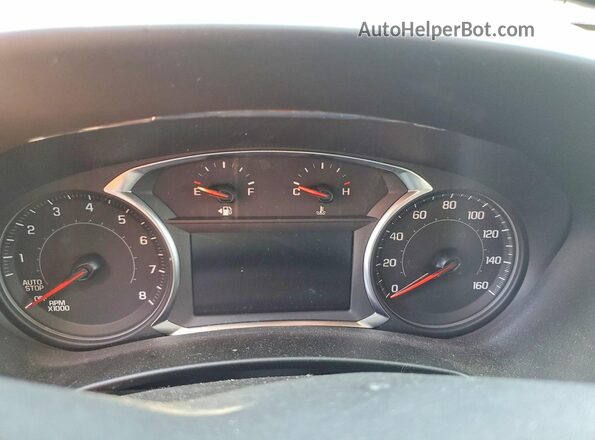3GNAXVEX5LS656170 2020 CHEVROLET EQUINOX Silver Вид щитка приладів