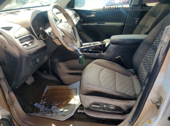 3GNAXVEX7LS595260 2020 CHEVROLET EQUINOX White Widok wnętrza z przodu