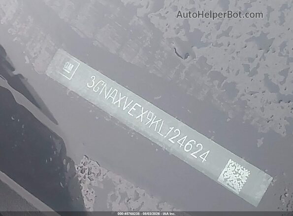 3GNAXVEX9KL124624 2019 CHEVROLET EQUINOX Gray 