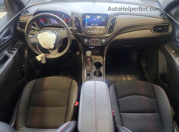 3GNAXWEG0PS110842 2023 CHEVROLET EQUINOX Blue Вид панелі приладів