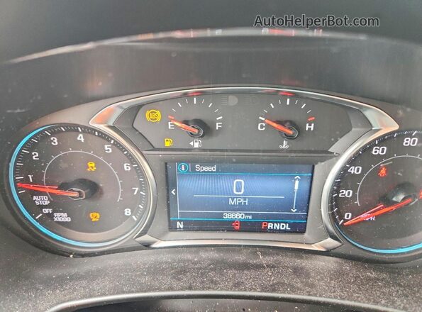 3GNAXWEGXRL188896 2024 CHEVROLET EQUINOX Черный Вид щитка приборов