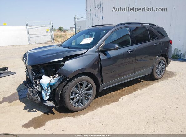 3GNAXWEV0NS230569 2022 CHEVROLET EQUINOX Black წინა მარცხენა ხედი სამი მეოთხედიდან
