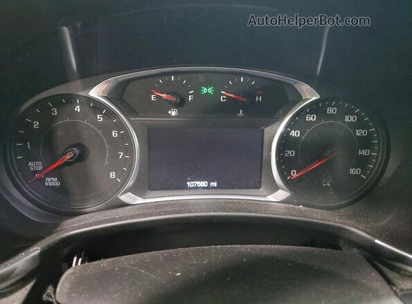 3GNAXWEX5JL352544 2018 CHEVROLET EQUINOX White Widok zestawu wskaźników