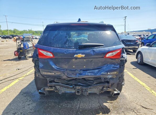 3GNAXWEX9JS518747 2018 CHEVROLET EQUINOX Blue Vista trasera