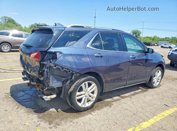 3GNAXWEX9JS518747 2018 CHEVROLET EQUINOX Blue Trasero derecho