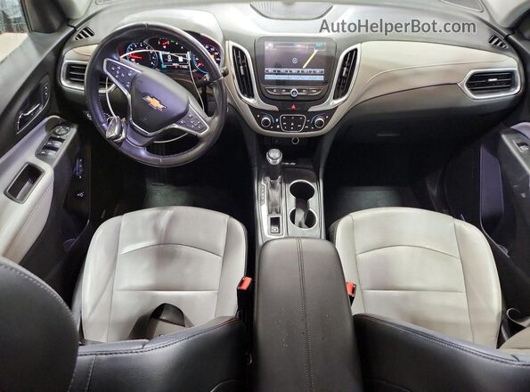 3GNAXWEXXJL390299 2018 CHEVROLET EQUINOX Black Вид панелі приладів
