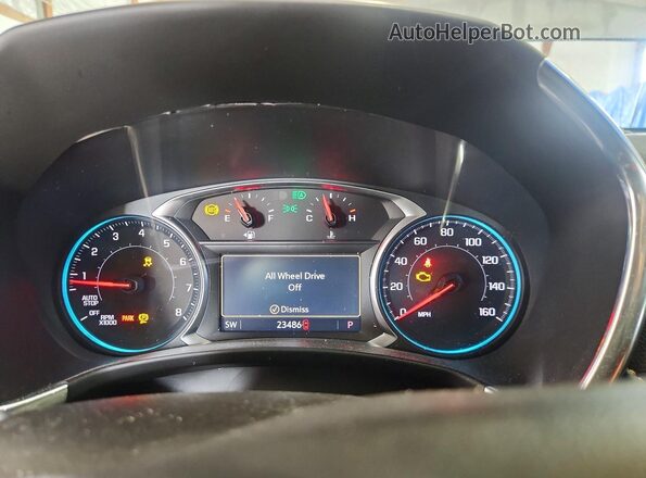 3GNAXXEG1RL194883 2024 CHEVROLET EQUINOX Серый Вид щитка приборов