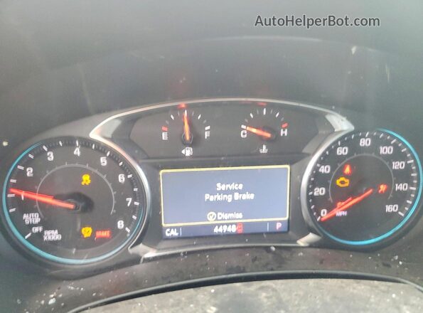 3GNAXXEG6PL170446 2023 CHEVROLET EQUINOX White ხელსაწყოთა პანელის ხედი