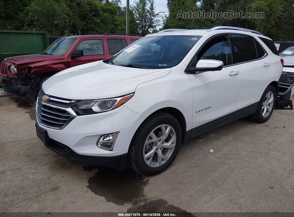 3GNAXXEV0LS723137 2020 CHEVROLET EQUINOX White წინა მარცხენა ხედი სამი მეოთხედიდან