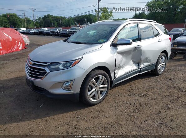 3GNAXYEX7KS635563 2019 CHEVROLET EQUINOX Silver Przód lewy
