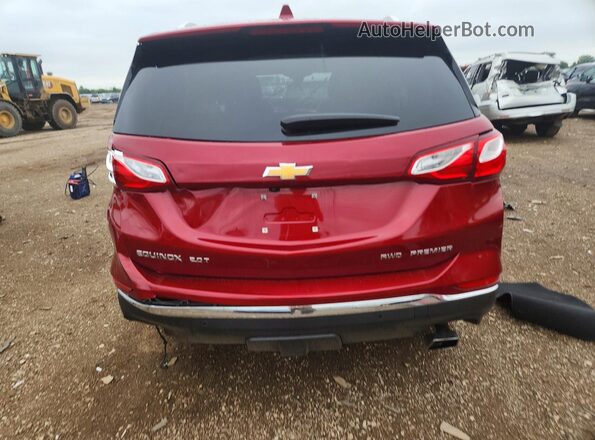 3GNAXYEX9LS535885 2020 CHEVROLET EQUINOX Red Вид ззаду