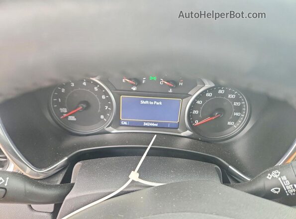 3GNAXYEX9LS535885 2020 CHEVROLET EQUINOX Red Вид щитка приладів