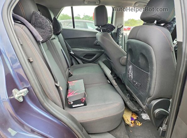 3GNCJKSB1JL227522 2018 CHEVROLET TRAX Blue Vista de los asientos traseros