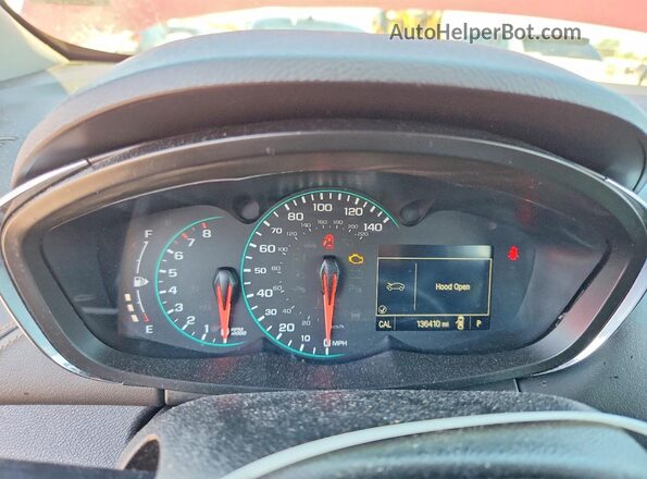 3GNCJKSB2HL193763 2017 CHEVROLET TRAX Red Widok zestawu wskaźników