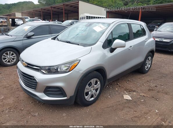 3GNCJKSB2KL107777 2019 CHEVROLET TRAX Silver წინა მარცხენა ხედი სამი მეოთხედიდან
