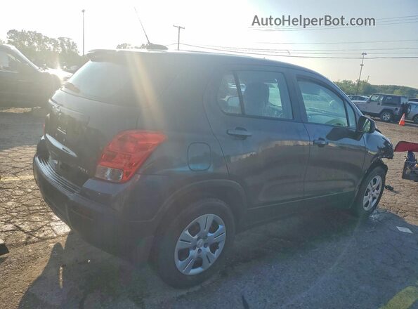 3GNCJKSB8GL236551 2016 CHEVROLET TRAX Gray Tył prawy