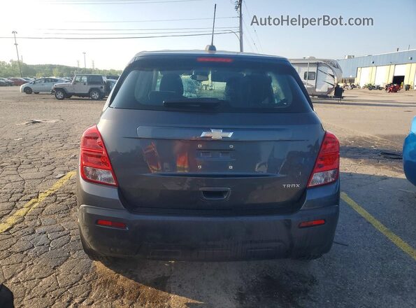 3GNCJKSB8GL236551 2016 CHEVROLET TRAX Gray Widok z tyłu