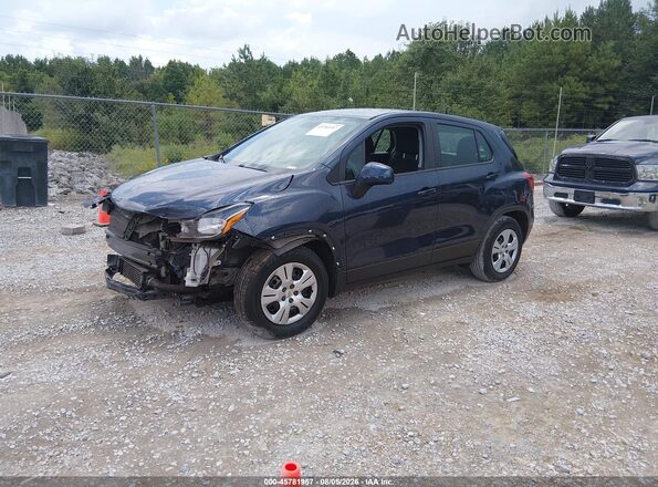 3GNCJKSB8JL207641 2018 CHEVROLET TRAX Navy Przód lewy