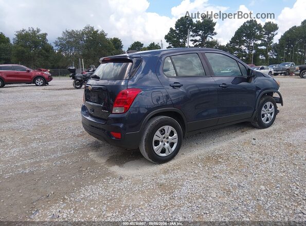 3GNCJKSB8JL207641 2018 CHEVROLET TRAX Navy Tył prawy