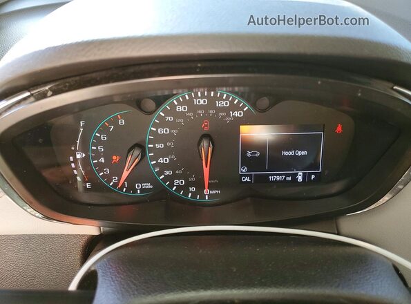 3GNCJKSB8LL172392 2020 CHEVROLET TRAX White Instrument cluster view