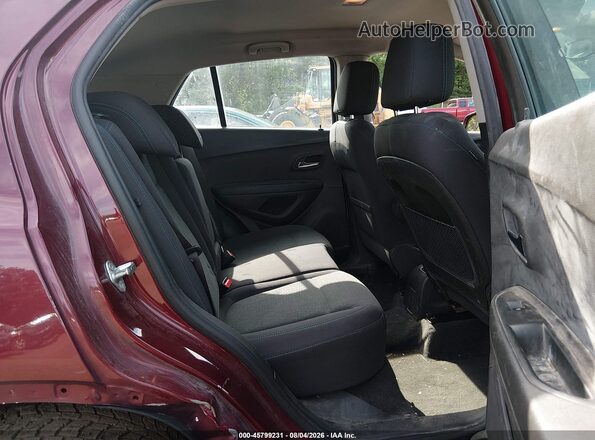 3GNCJKSB9GL265153 2016 CHEVROLET TRAX Maroon Вид наклейки з VIN-кодом