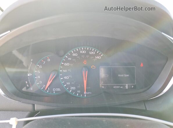 3GNCJKSB9LL129406 2020 CHEVROLET TRAX Gray ხელსაწყოთა პანელის ხედი