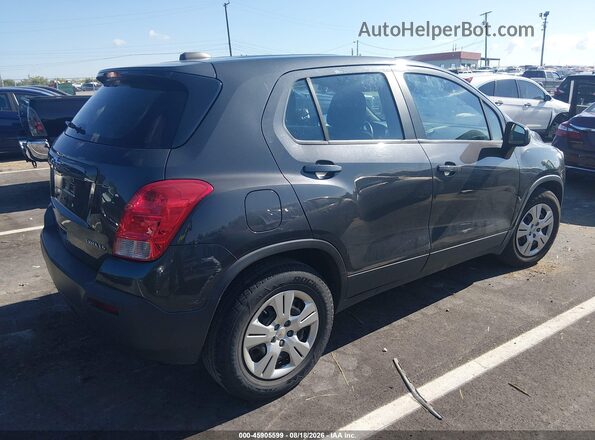 3GNCJKSBXGL154546 2016 CHEVROLET TRAX Gray Հետևի աջ