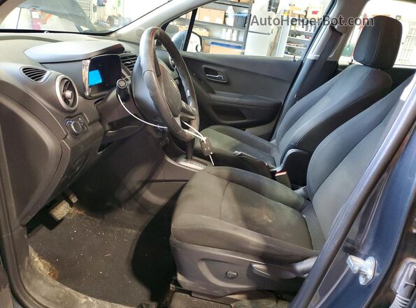 3GNCJKSBXGL199289 2016 CHEVROLET TRAX Gray Widok wnętrza z przodu