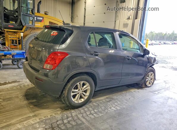 3GNCJKSBXGL199289 2016 CHEVROLET TRAX Gray Tył prawy