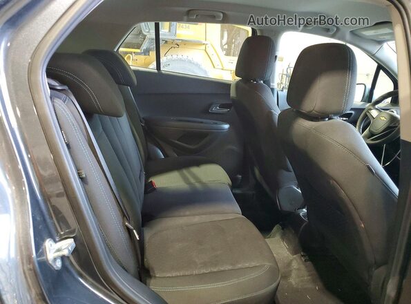 3GNCJKSBXGL199289 2016 CHEVROLET TRAX Gray Widok tylnych siedzeń