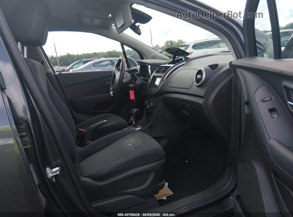 3GNCJKSBXGL237023 2016 CHEVROLET TRAX Gray Вид салону спереду