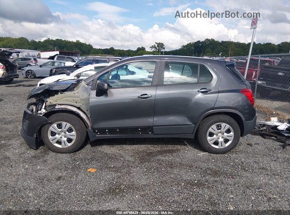 3GNCJKSBXGL237023 2016 CHEVROLET TRAX Gray 