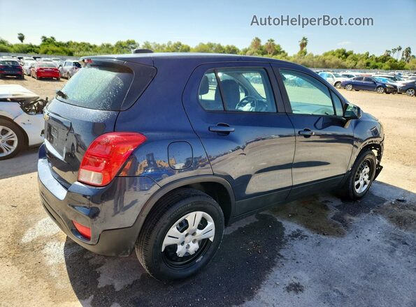3GNCJKSBXJL185366 2018 CHEVROLET TRAX Blue Հետևի աջ
