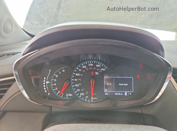 3GNCJKSBXLL206929 2020 CHEVROLET TRAX Gray Widok zestawu wskaźników