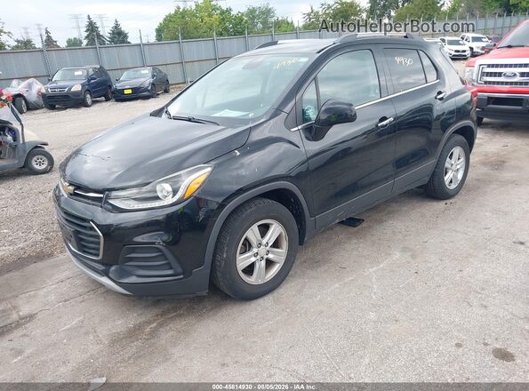 3GNCJLSB0HL164977 2017 CHEVROLET TRAX Черный Передняя левая четверть