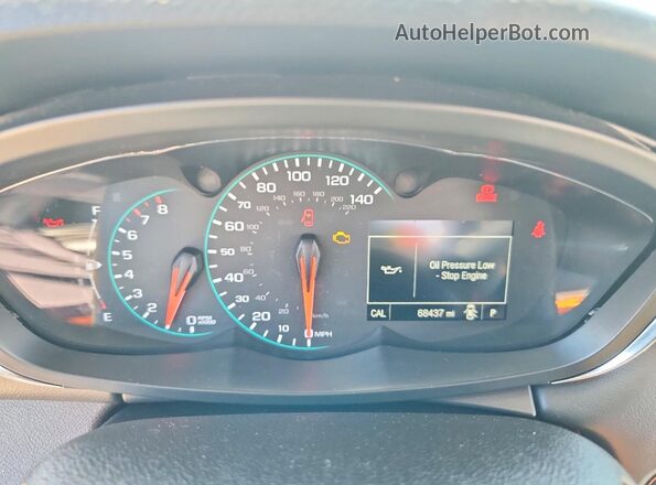 3GNCJLSB0HL167538 2017 CHEVROLET TRAX Gray Սարքավորումների վահանակի տեսք