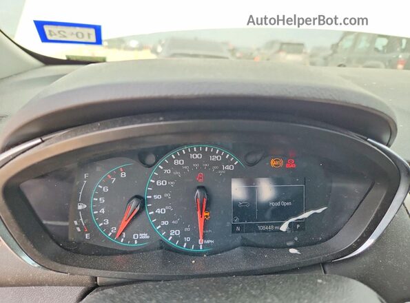 3GNCJLSB0JL221197 2018 CHEVROLET TRAX Белый Вид щитка приборов