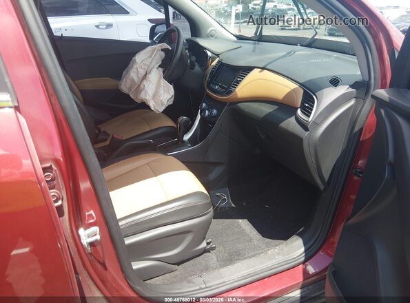 3GNCJLSB0LL255496 2020 CHEVROLET TRAX Red წინა სალონის ხედი