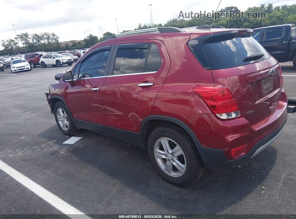 3GNCJLSB0LL255496 2020 CHEVROLET TRAX Red უკანა მარცხენა