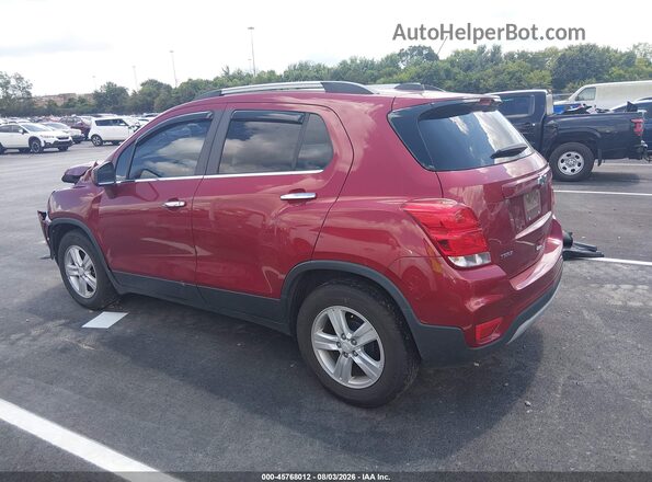 3GNCJLSB0LL255496 2020 CHEVROLET TRAX Red უკანა სალონის ხედი