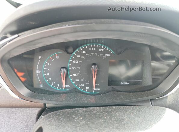 3GNCJLSB0LL311114 2020 CHEVROLET TRAX Gray Widok zestawu wskaźników