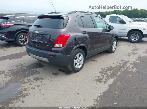 3GNCJLSB1GL154831 2016 CHEVROLET TRAX Gray უკანა მარჯვენა