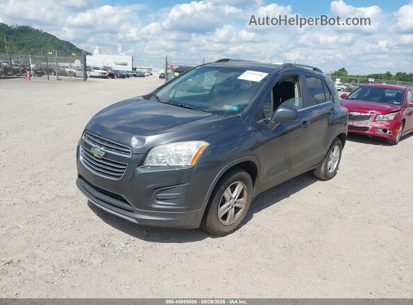 3GNCJLSB1GL201887 2016 CHEVROLET TRAX Gray Передня ліва чверть