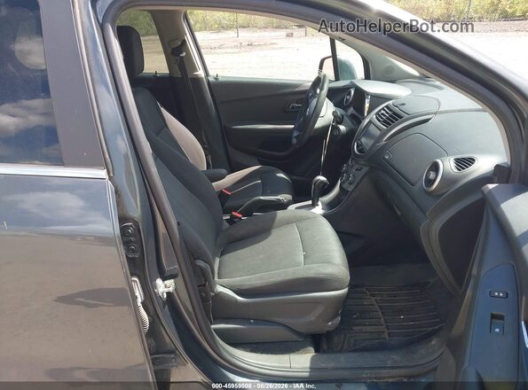 3GNCJLSB1GL201887 2016 CHEVROLET TRAX Gray Вид салону спереду